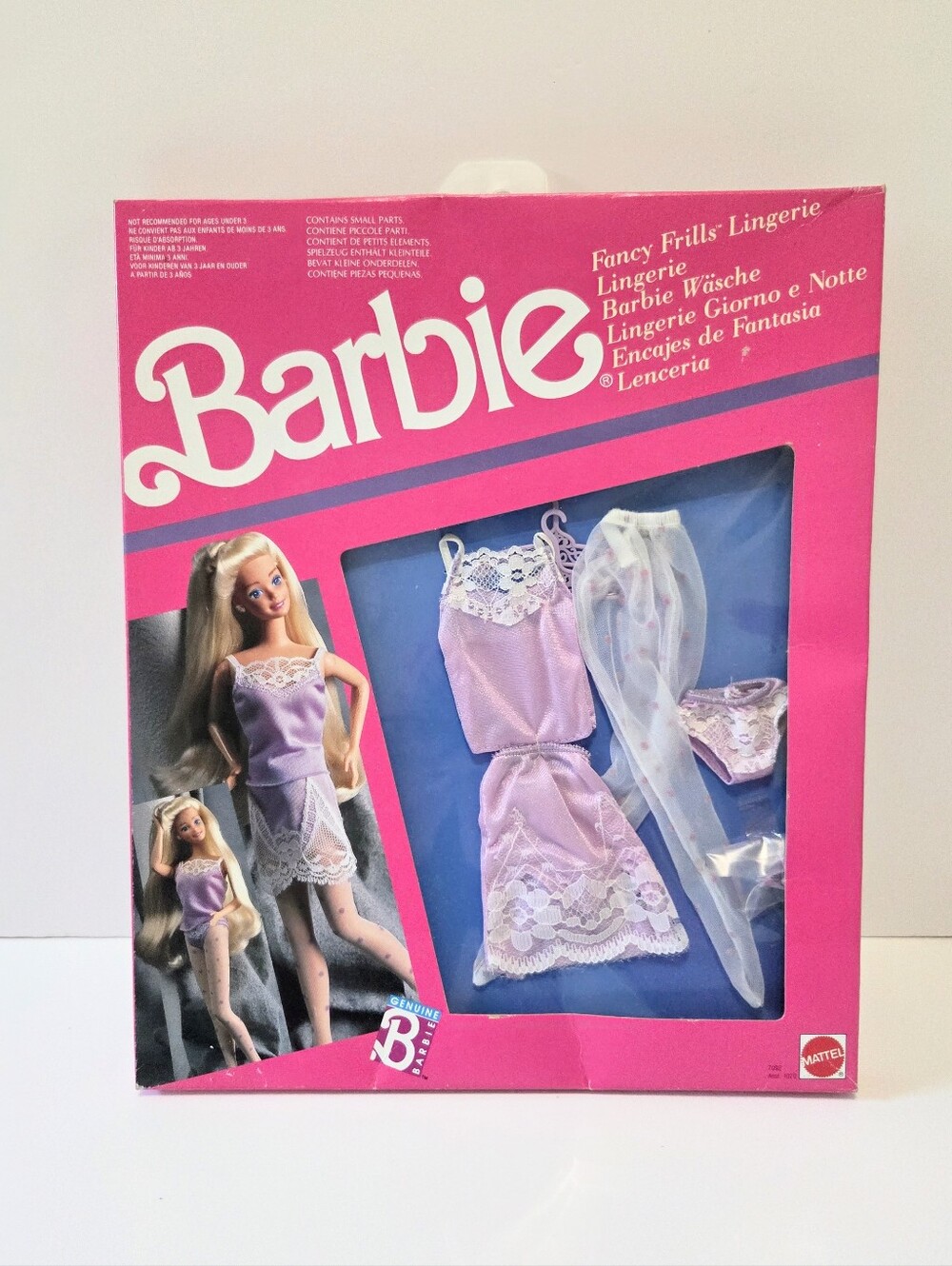 1989 Barbie Fancy Frills Fashions #7092 NIB
